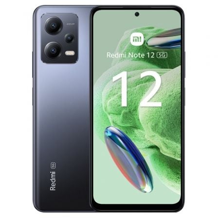 Smartphone Xiaomi Redmi Note 12 6GB/ 128GB/ 6.67'/ 5G/ Gris Ónix